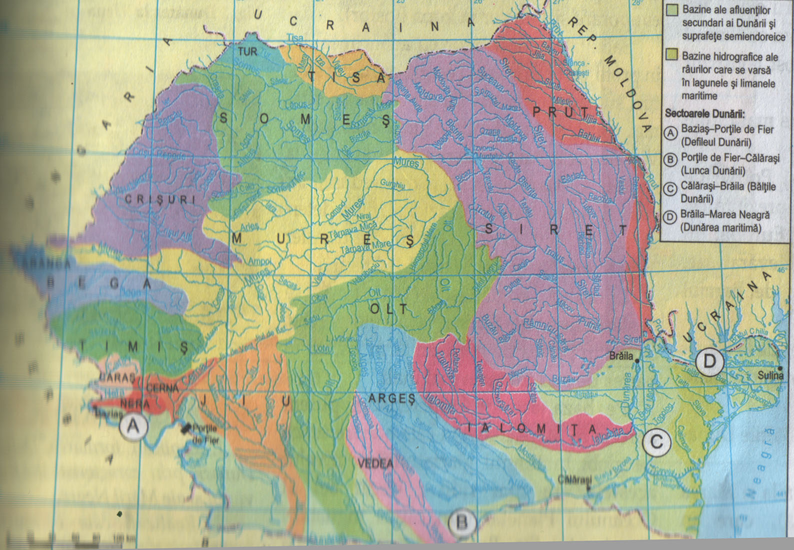 Harta Hidrografica Profu De Geogra