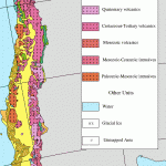 Harta geologica a statului Chile