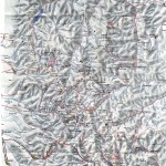 Harta muntilor Bihor-Vladeasa (Carpatii Occidentali)