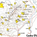 Harta regiunii Codru- Faget