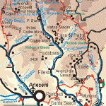 Harta Muntilor Bihor - Zona Padis 3 (Carpatii Occidentali)