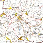 Harta Muntilor Metaliferi (Carpatii Occidentali)