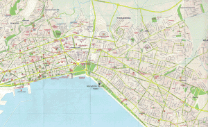 Harta orasului Salonic