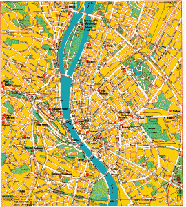 Harta turistica a Budapestei 2