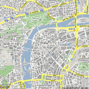 Harta turistica a orasului Praga 2