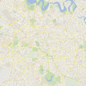 Harta orasului Bucuresti
