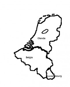 Harta oarba Benelux