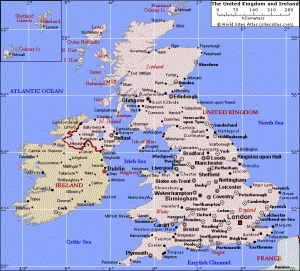Harta Marea Britanie