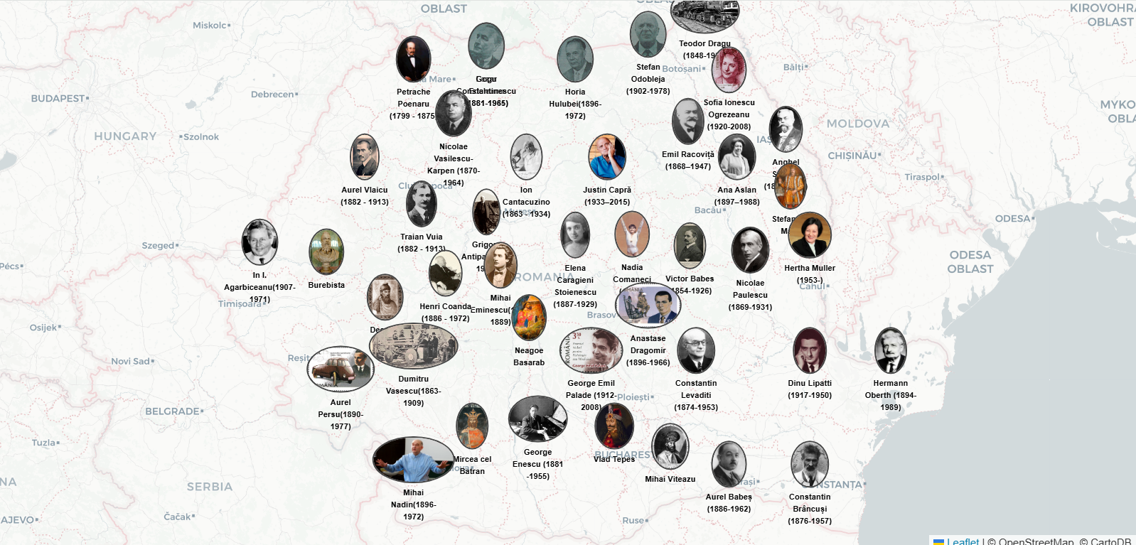        Joc geografie  Persoane Celebre Istoria Romaniei
