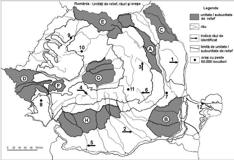 Bac Geografie Romania